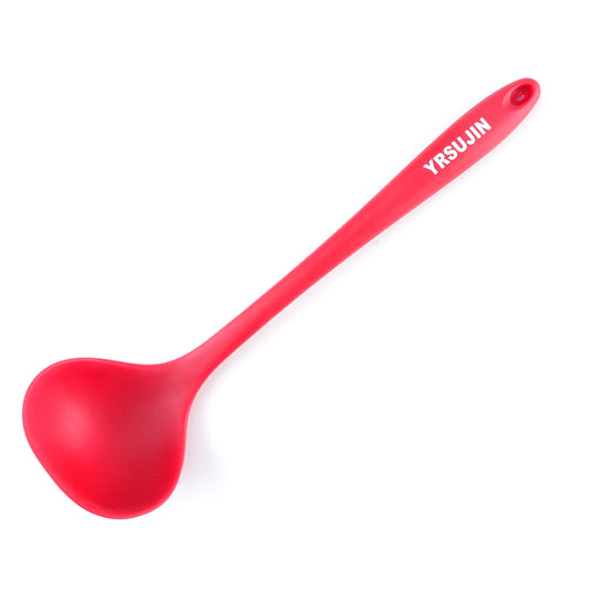 Silicone Soup Ladle - Red